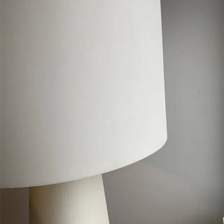 Nordic Fabric Floor Lamp – Scandinavian LED Reading Lamp with Chrome Base