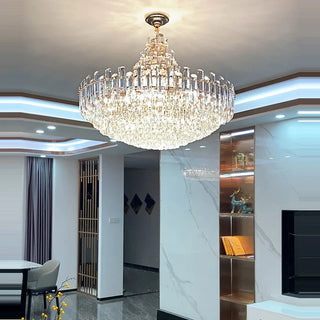 Modern Crystal Chandelier – Luxury Pendant Lighting | Dimmable LED Fixture