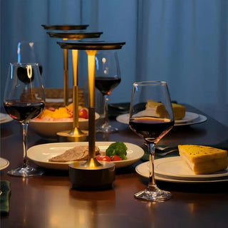 Adjustable brightness disk lamp — touch control LED elegant design