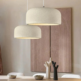 Minimalist LED Pendant Light – Durable Polymer Lamp With Soft Ambient Light