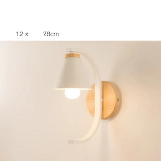 Nordic Wall Sconce – Poetic Bedroom Wall Light | Iron, Wood & Resin Design