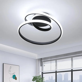Plafonnier LED en aluminium – Luminaire de plafond moderne | Éclairage pour chambre et salon