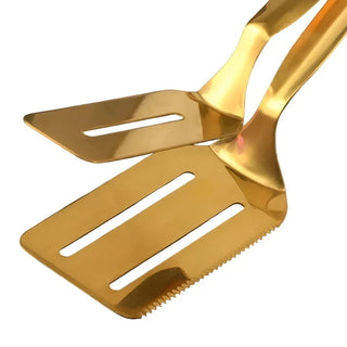 stainless steel tongs durable serving food tongs eco-friendly kitchen tools lifestyle view