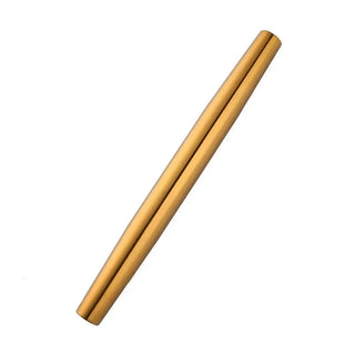 stainless steel rolling pin prague kitchenware 33cm durable baking tool front view