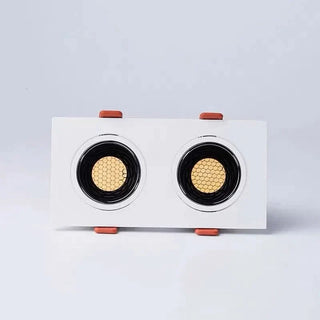 LED Recessed Spotlight Adjustable Square Design – Dimmable Aluminium Lighting