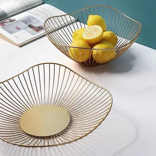 Modern iron fruit basket