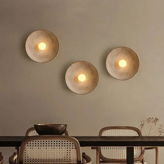 Solar Ripple Wall Light – Adjustable LED Lighting With Frosted Glass Shade