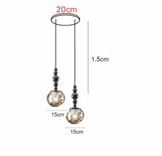 Chrome Pendant Light – Designer Metal Pendant Lamp for Stylish Bedroom Lighting