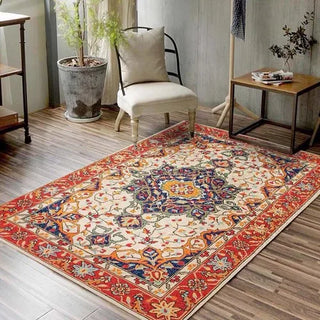 moroccan handcrafted traditional pattern area rug front view