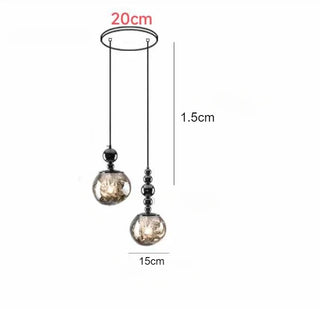 Chrome Pendant Light – Designer Metal Pendant Lamp for Stylish Bedroom Lighting