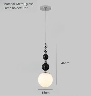 Chrome Pendant Light – Designer Metal Pendant Lamp for Stylish Bedroom Lighting