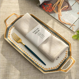 flax placemat cloth non slip heat resistant table placemat dining front view