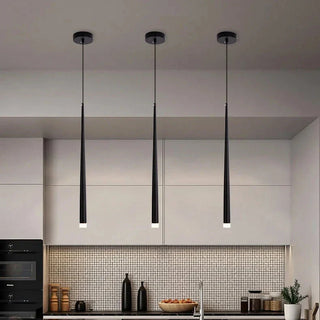 Compact LED Pendant Light – Modern Brushed Nickel Chandelier for Small Spaces
