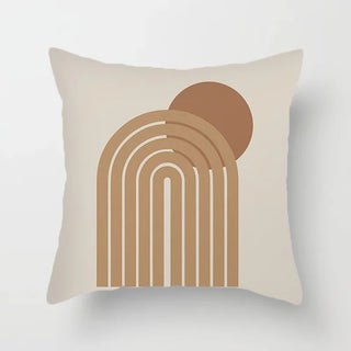 pattern pillowcases abstract cushion covers durable polyester cotton fabric display view
