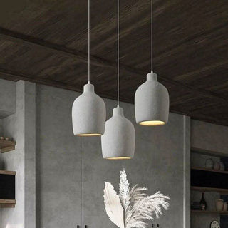LED Pendant Light – Wabi Sabi Lighting Japanese Pendant Lamp With Brushed Nickel Finish