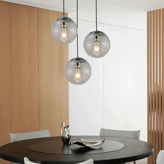 Modern Pendant Light – Gold Pendant Lamp With Glass Shade & Warm Ambient Lighting