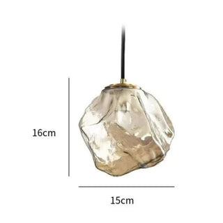 Scandinavian Pendant Lamp – Modern Hanging Lamp with Lava Glass Lighting
