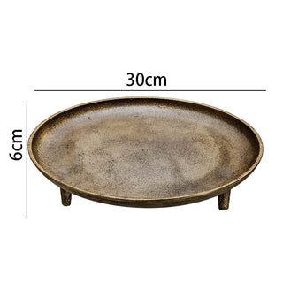 antalya brass copper storage tray eco-friendly stylish organizer angle view