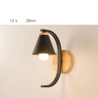 Nordic Wall Sconce – Poetic Bedroom Wall Light | Iron, Wood & Resin Design