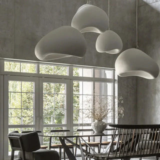 Mediterranean-inspired resin pendant — luxury handmade ceiling light