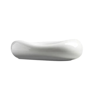ceramic plate bowl earthworks handcrafted porcelain dinnerware smooth chunky dish front view