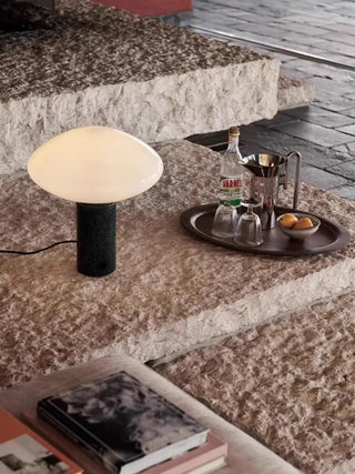 Vintage Marble Table Lamp – Nordic Retro Style Lighting | Easy To Assemble