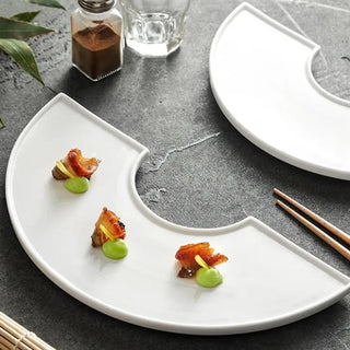 ceramic serving plate earthworks handcrafted tokyo style porcelain dinnerware platter set view