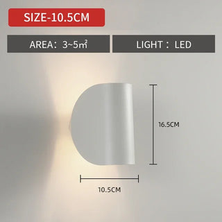 Rotating Aluminum Wall Light – Modern Adjustable Dimmable LED Wall Lamp