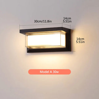 Outdoor LED Wall Light – Aluminum Garden Wall Fixture | Modern Exterior Lighting
