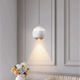 Multicolored Pendant Light – Chrome Finish Lighting With Adjustable Cord