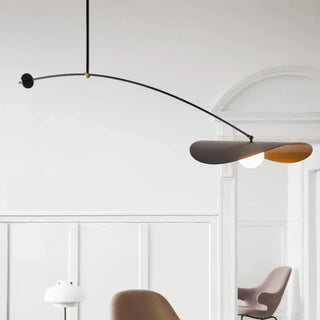 Amber Glass Ceiling Light – Modern Metal Frame Lamp With Soft Warm Lighting