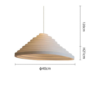 Suspension Moderne – Lampe à Suspension en Résine avec Abat-jour en Acrylique Blanc et Bordure en Fer