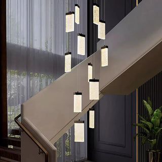 Modern Crystal Chandelier – Elegant Cord Suspended Fixture With Remote Control