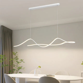 Black LED Pendant Light – Modern Pendant Lamp with Adjustable Color Temperature