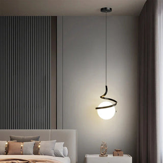 Orbia Pendant Lamp – Modern Pendant Light With Glass Iron Lamp Design