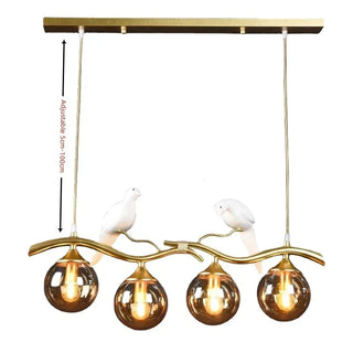 Modern Bamboo Chandelier – LED Pendant Light With Natural Material Lighting