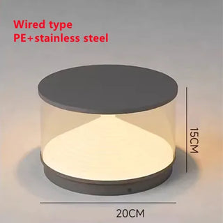 Solar Garden Lamp – Stainless Steel LED Outdoor Solar Light with Long Lasting Battery