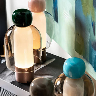 Minimalist Desk Lamp – Glass & Aluminum LED Reading Lamp | Modern Workspace Lighting