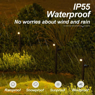 Solar Outdoor Spotlight – Weather Resistant ABS Garden Accent Light with LED
