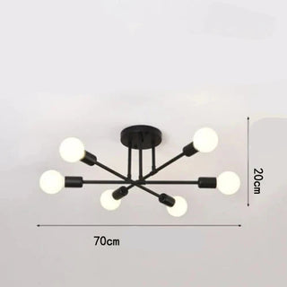 Plafonnier – Lampe LED moderne avec éclairage ambiant doux et assemblage facile