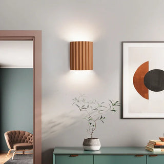 Relief Wall Lamp – Textured Resin Wall Sconce with Shadow & Light Effect
