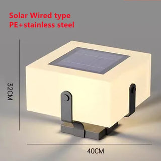 Solar Garden Light – Stainless Steel Lamp | Outdoor Solar Light | Easy Install