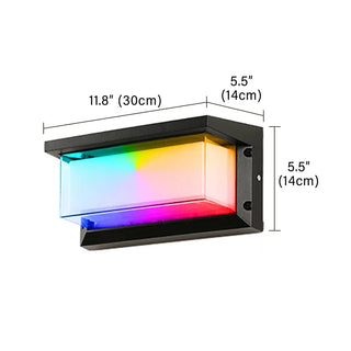 Nordic RGB Wall Light – Modern Garden Lamp with WiFi Color & Energy Efficient LEDs