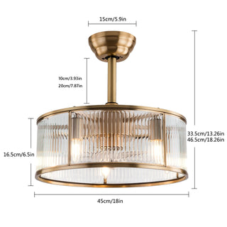 Industrial Ceiling Light – Gold Brass Kitchen Fixture | Vintage Warm Lighting