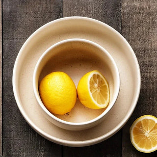 matte ceramic dinnerware earthworks frosted porcelain plates handcrafted bowls set detail