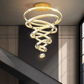 Modern Crystal Pendant Light – Luxury Dining Room Lighting With Remote Control