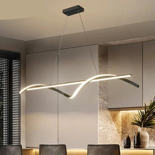 Contemporary Chandelier – Modern Pendant Light With App Controlled Dimmable Lighting