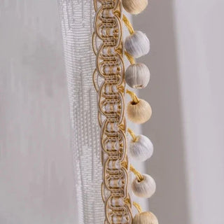luxury white ripple sheer curtain grommet top fiamma neri product view