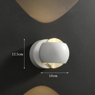 Aluminum Wall Light – Minimalist Adjustable Dual Beam Spherical Wall Sconce