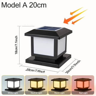 Solar Table Lamp – Modern Waterproof Outdoor Solar Lantern with Integrated LED